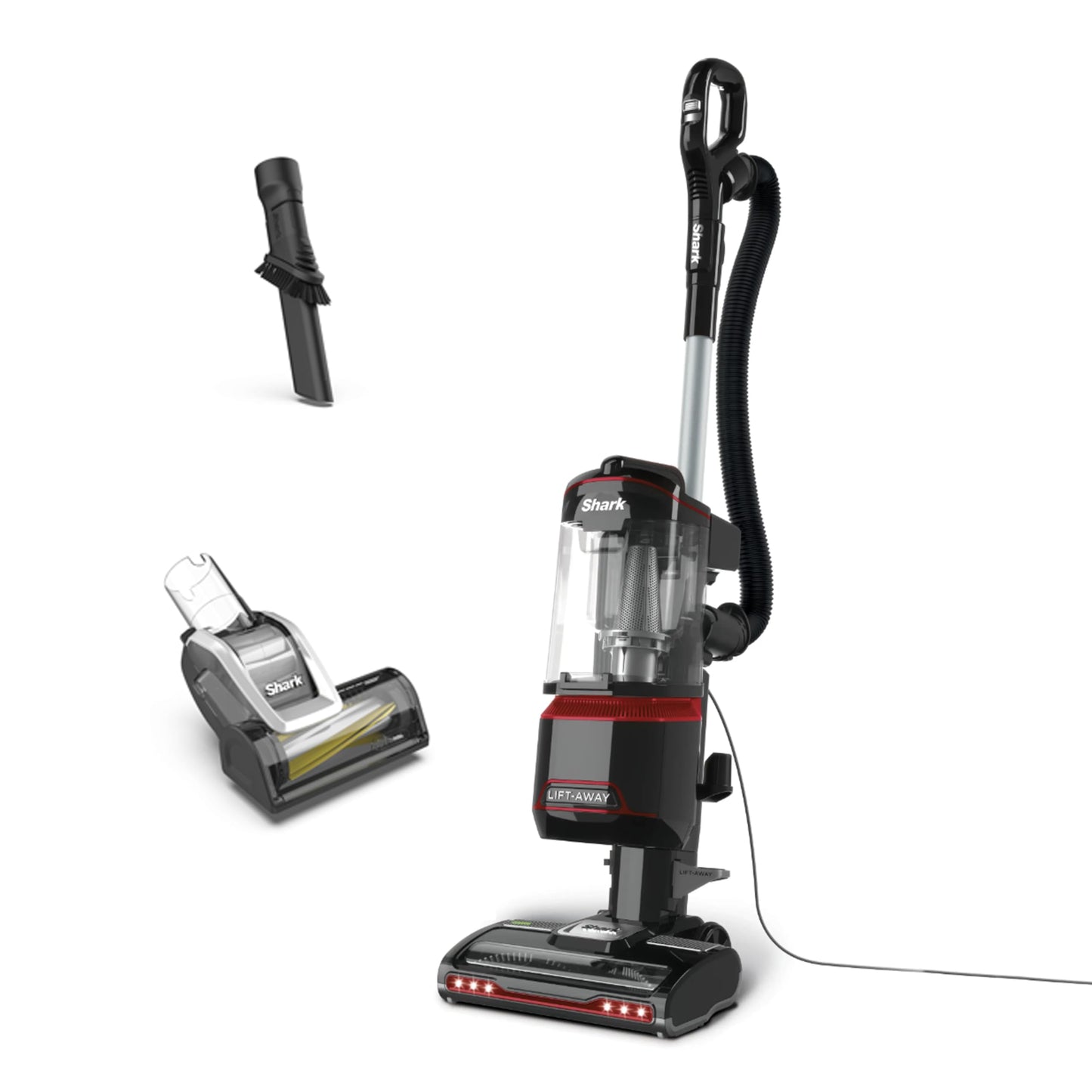 Shark Lift Away True Pet NV602UKT Upright Vacuum Cleaner, Red/Black